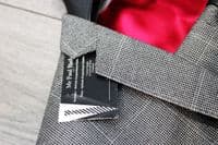 Holland Esquire Grey Dogtooth Overcheck WOOL & CASHMERE Suit Uk38 *BNWT*