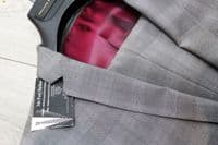 Holland Esquire Grey POW Plaid Check WOOL Suit UK38 EU48 C38 x W32 NEW + TAGS