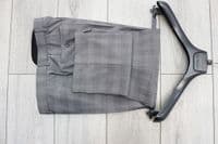 Holland Esquire Grey POW Plaid Check WOOL Suit UK38 EU48 C38 x W32 NEW + TAGS
