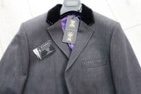 Holland Esquire Grey Yorkshire Moon Wool Twill Fly Overcoat