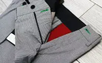 Holland Esquire Houndstooth Dogtooth Cotton Suit C40 x W33 NEW + TAGS