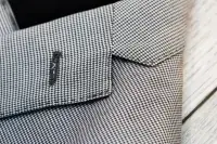 Holland Esquire Houndstooth Dogtooth Cotton Suit C40 x W33 NEW + TAGS