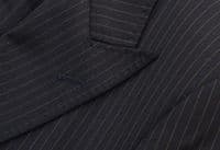Holland Esquire Navy Pinstripe Wool Suit New With Tags