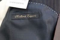 Holland Esquire Navy Pinstripe Wool Suit New With Tags
