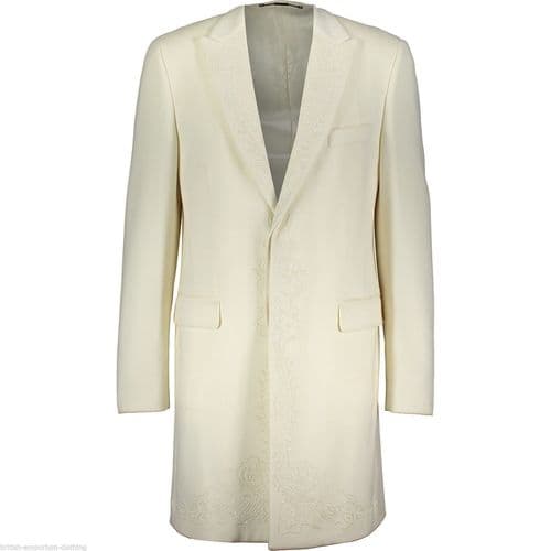 JOHN RICHMOND Embellished Virgin Wool Overcoat Coat BNWTs RRP £2100