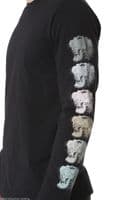 MARC JACOBS Black TIGER PRINT L/S T SHIRT Made In ITALY BNWT Medium