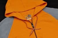 MARC JACOBS Orange & Blue Cotton & Linen Zipped Hoodie Made In ITALY BNWT Medium