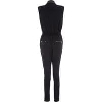 PIERRE BALMAIN Black Studded Jumpsuit Made In Italy BNWT IT38 UK6
