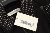 PIERRE BALMAIN Black Studded Jumpsuit Made In Italy BNWT IT38 UK6
