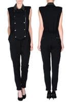 PIERRE BALMAIN Black Studded Jumpsuit Made In Italy BNWT IT38 UK6