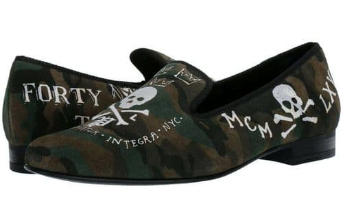 POLO RALPH LAUREN Willard Skull & Crossbones Camo Suede  display picture 1