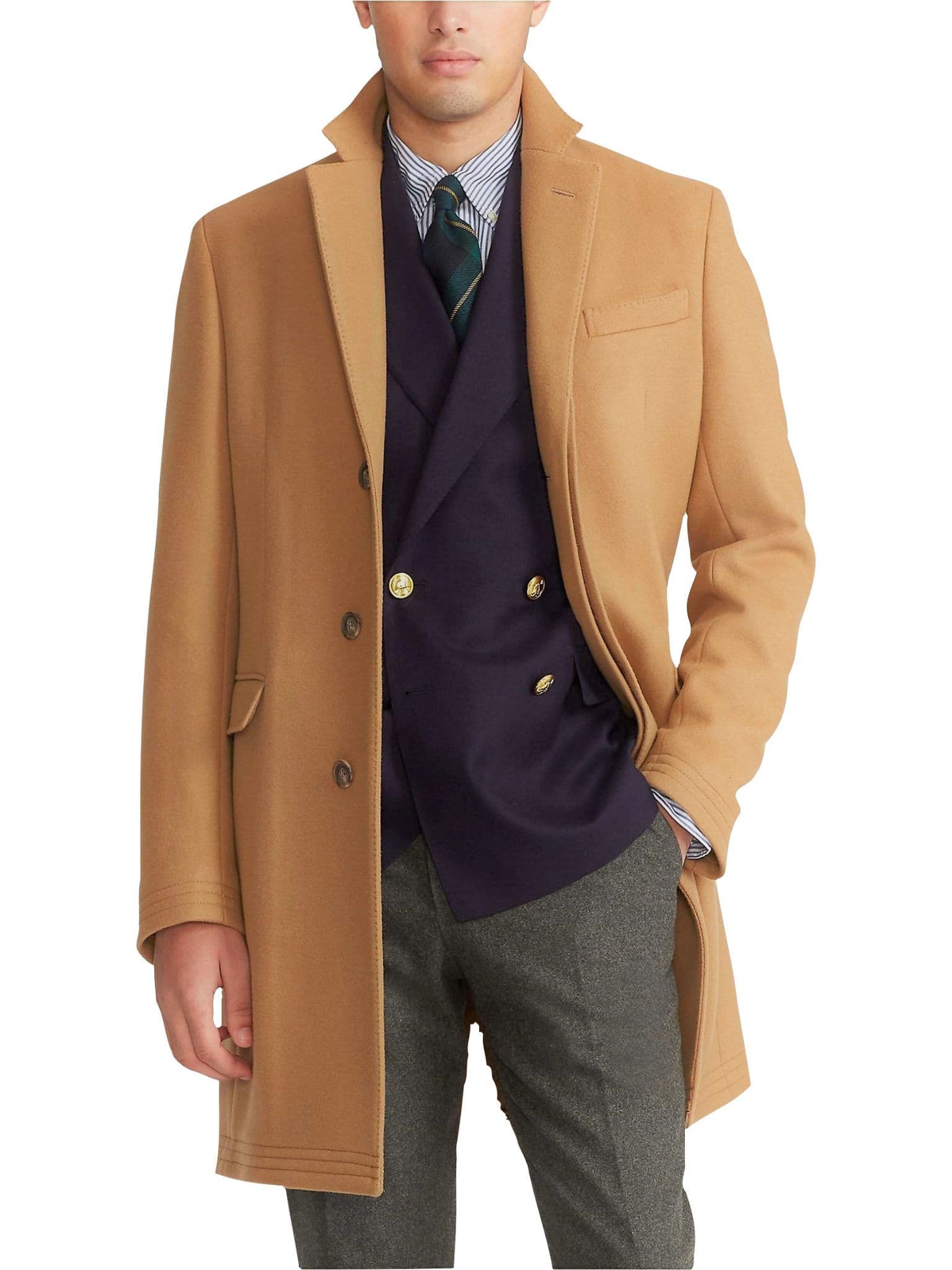 Ralph lauren mens wool overcoat Clearance