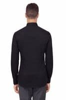 ROBERTO CAVALLI Black Appleque Badge Shirt BNWT UK38 IT48 MEDIUM 16