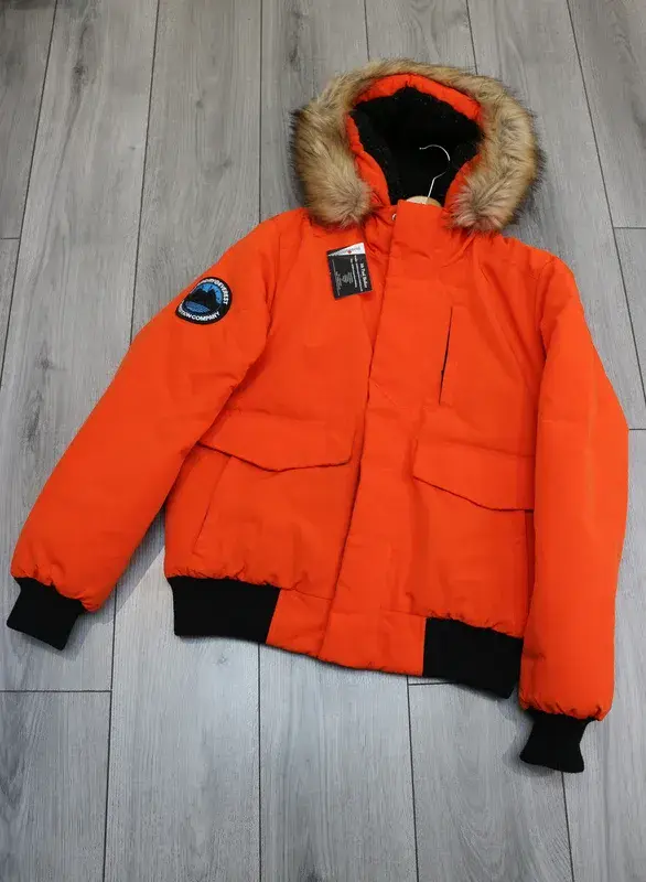 Superdry everest orange bomber jacket