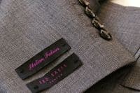 TED BAKER Grey Soft ITALIAN Woven Wool Suit & Bag C44 x W40 x L32 NEW + TAGS