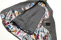 TED BAKER Grey Soft ITALIAN Woven Wool Suit & Bag C44 x W40 x L32 NEW + TAGS