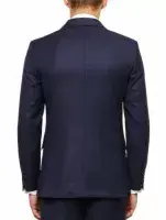 TED BAKER Navy Textured ITALIAN WOOL Suit Jacket Blazer UK38 US38 EU48 NEW +TAGS