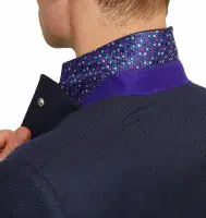 TED BAKER Navy Textured ITALIAN WOOL Suit Jacket Blazer UK38 US38 EU48 NEW +TAGS