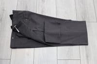 VERSACE COLLECTION DK Grey Tonal Stripe Trend Fit 100% Wool Suit EU48 Uk38 BNWT