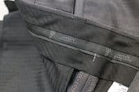 VERSACE COLLECTION DK Grey Tonal Stripe Trend Fit 100% Wool Suit EU48 Uk38 BNWT