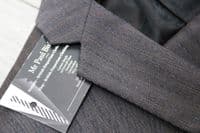 VERSACE COLLECTION DK Grey Tonal Stripe Trend Fit 100% Wool Suit EU48 Uk38 BNWT