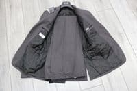 VERSACE COLLECTION DK Grey Tonal Stripe Trend Fit 100% Wool Suit EU48 Uk38 BNWT