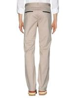VERSACE Gaberdine Cotton Twill Leather Trim Trousers UK42 IT54 W42 NEW TAGS