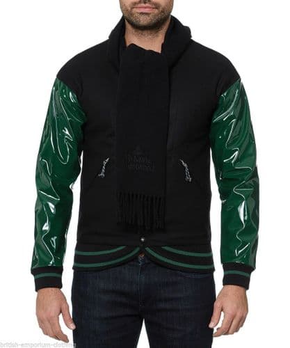 VIVIENNE WESTWOOD Wool & Cashmere Coat Jacket + removable Scarf UK42 IT52 XL NEW