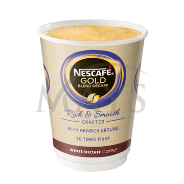32 Nestle Nescafe & Go Gold Blend White Decaff Coffee InCup Drinks Worldwide