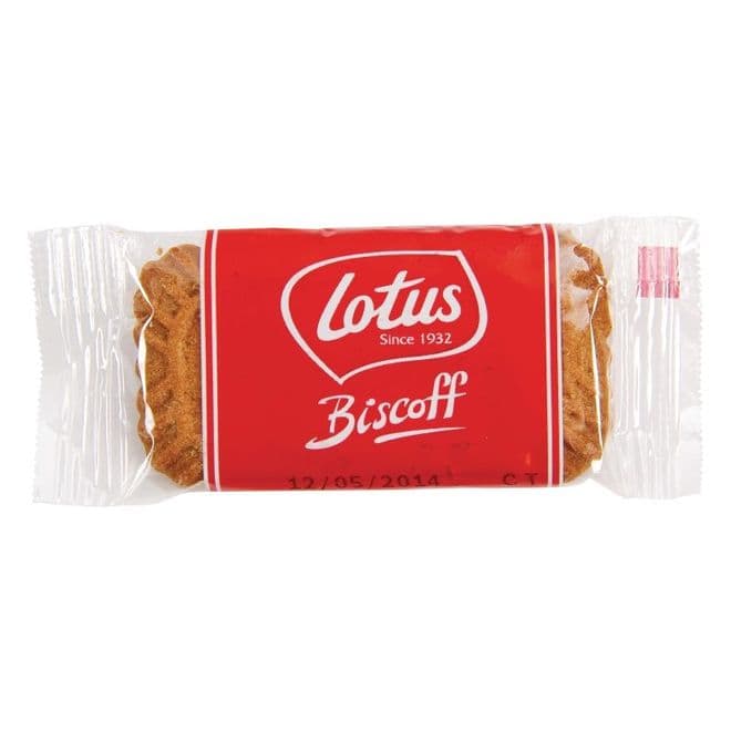 50 Pack of Lotus Caramelised Cafe Biscuits Individually Wrapped