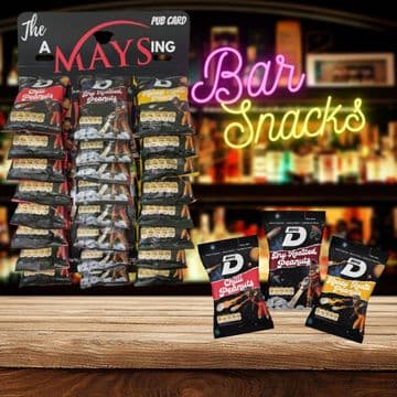 BFS Big D 24 Packs Mixed Nuts 'Amaysing' Pub Card: Chilli | Honey | Dry Roasted