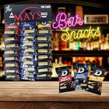 BFS Big D 24 Packs Mixed Nuts 'Amaysing' Pub Card: Chilli | Salted | Honey Roasted