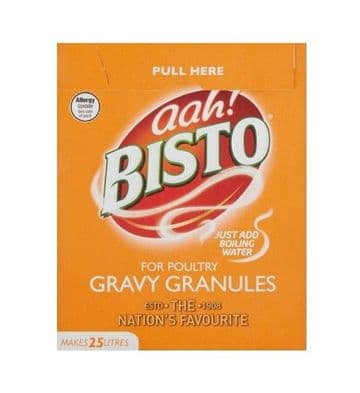 Bisto For Poultry/Chicken Dishes Gravy x 1.8kg Catering Box Granules Makes 25 Litres