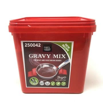 Chefs Larder Gravy Mix Meat & Vegetarian Dishes 2kg Makes 28 Litres Gluten Free