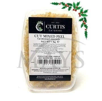 Curtis 1kg Cut Sweetened Mixed Citrus Peel Orange Lemon Baking Christmas Xmas
