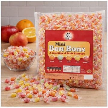 Curtis Fruit Flavoured Mini Bonbons Bon Bons Individually Wrapped Retro Sweets 3kg
