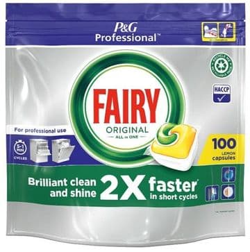 Fairy Professional Original Dishwasher Tablets Lemon 100 capsules