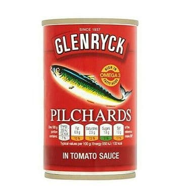 Glenryck Pilchards in Tomato Sauce 155g