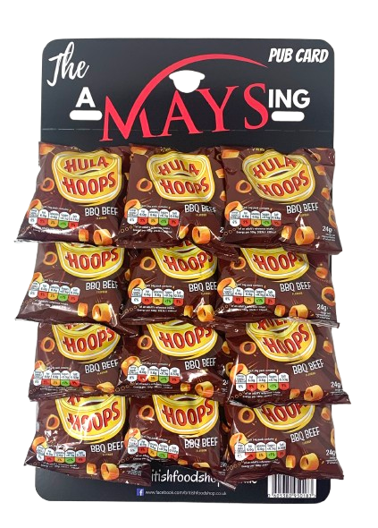 Hula Hoops BBQ Flavour Snacks 12 x 24g on 'The AMaysing' Pub Card