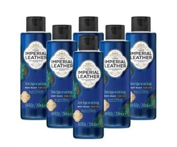 Imperial Leather Invigorating Body Shower Wash 250ml (Pack of 6)