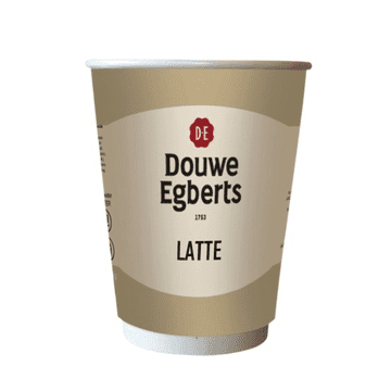 Kenco 2Go Douwe Egberts Latte In Cup Drinks 1 Sleeve of 10 Drinks