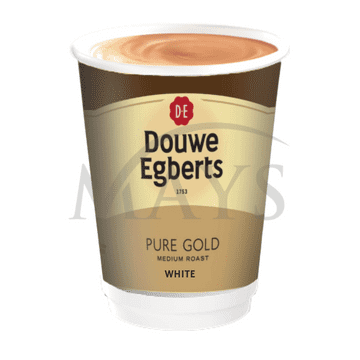 Kenco 2Go Douwe Egberts White Coffee In Cup Drinks 1 Sleeve of 10 Drinks