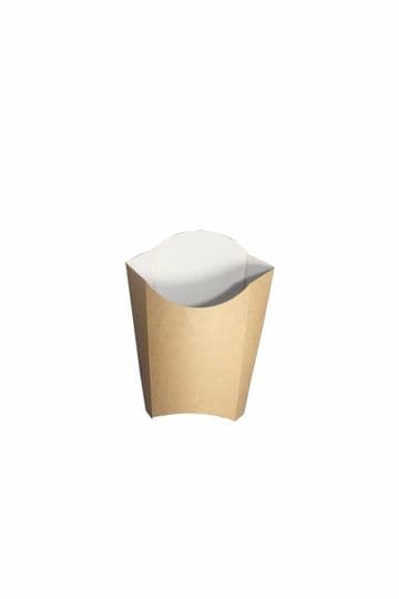 Kraft Disposable Takeaway Cardboard Large Chip Scoop Boxes Fast Food Packaging