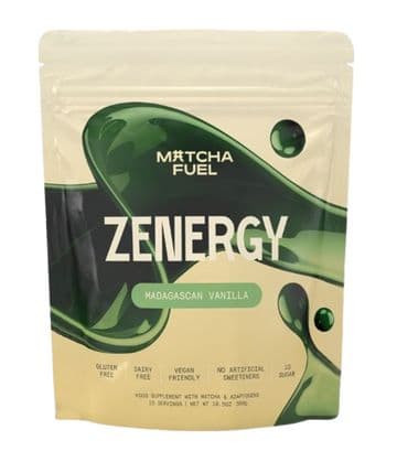 Matcha Fuel Zenergy Madagascan Vanilla Mushroom Superfood & Adaptogenic Latte