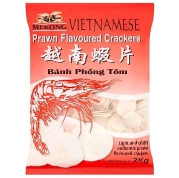 Mekong Vietnamese Light and Crsipy Authentic Prawn Crackers (Uncooked) 2 kg