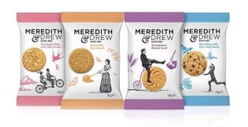 Meredith & Drew Mini Pack Biscuits - Case of 100 Individually Wrapped