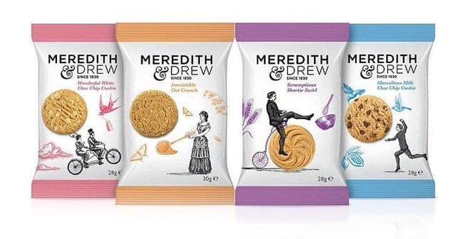 Meredith & Drew Mini Pack Biscuits - Case of 100 Individually Wrapped