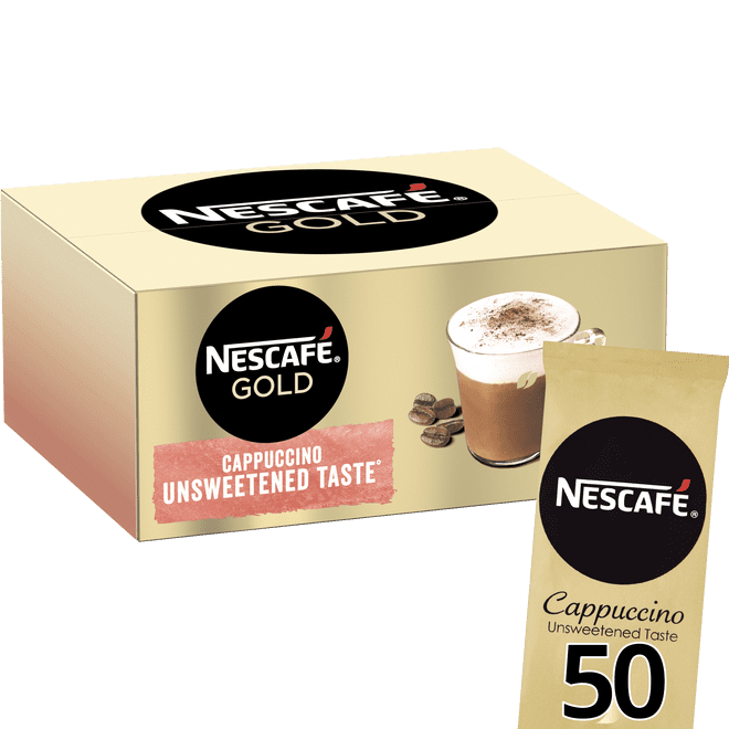 Nescafé GOLD Café Menu Sachets - Choose Cappuccino x 50 or Latte x 40 - Tracked Post!