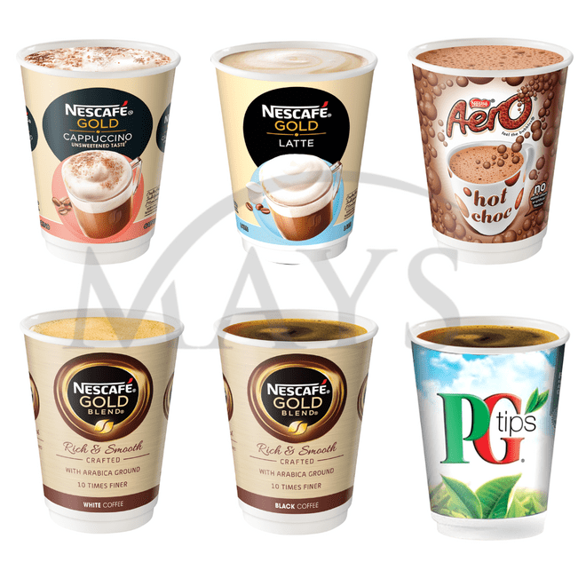 Nescafe &Go Variety Pack (50 Drink) 'Core Range' 5 x 8  + 1 x 10 Cups