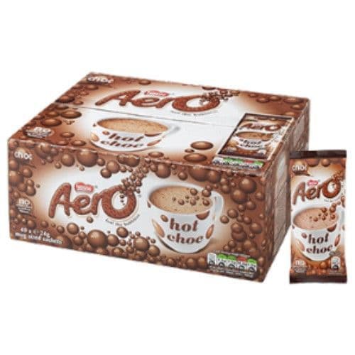 Nestlé Aero Bubbly Hot Chocolate Instant Drink 40 x 24g Stick Sachets